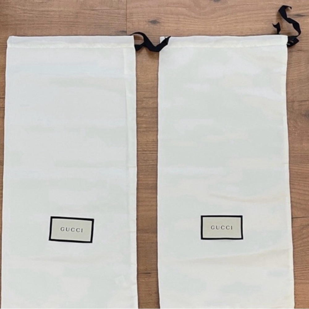 Gucci White Dust Bags- Lot of 10- BRAND NEW